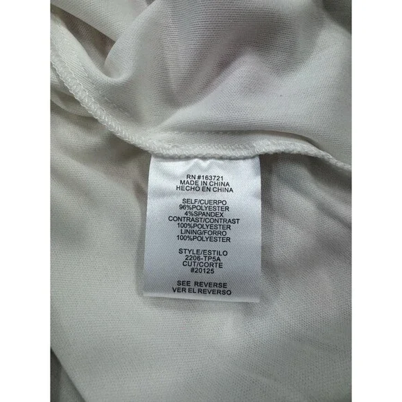 City Studio Juniors' Women's Ivory Floral Cowl Neck Self-Tie Dress Size 11/12 - Picture 9 of 14